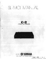 Yamaha C-2 - Service Manual 
